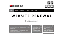 Desktop Screenshot of knockout-kobe.com